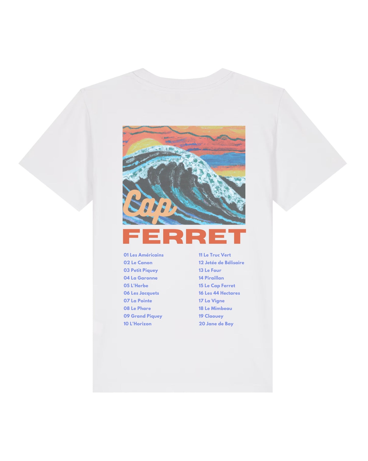 T-shirt Enfant - Les emblématiques Cap Ferret Blanc