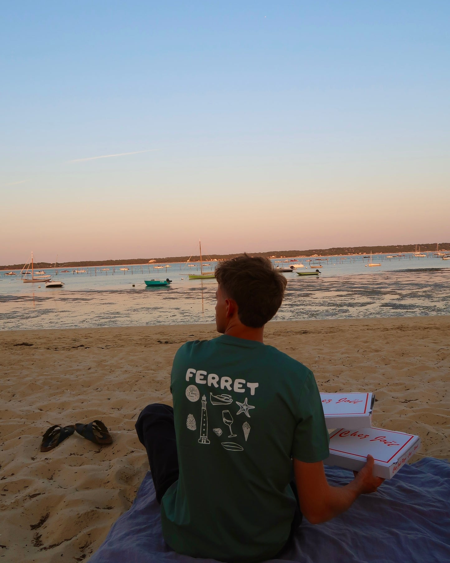 T-shirt Adulte - Cap Ferret Vibes Vert