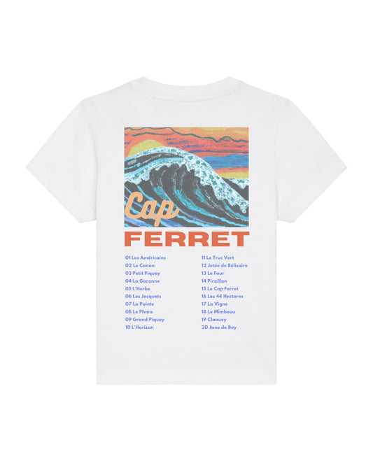 T-shirt Bébé - Les emblématiques Cap Ferret Blanc