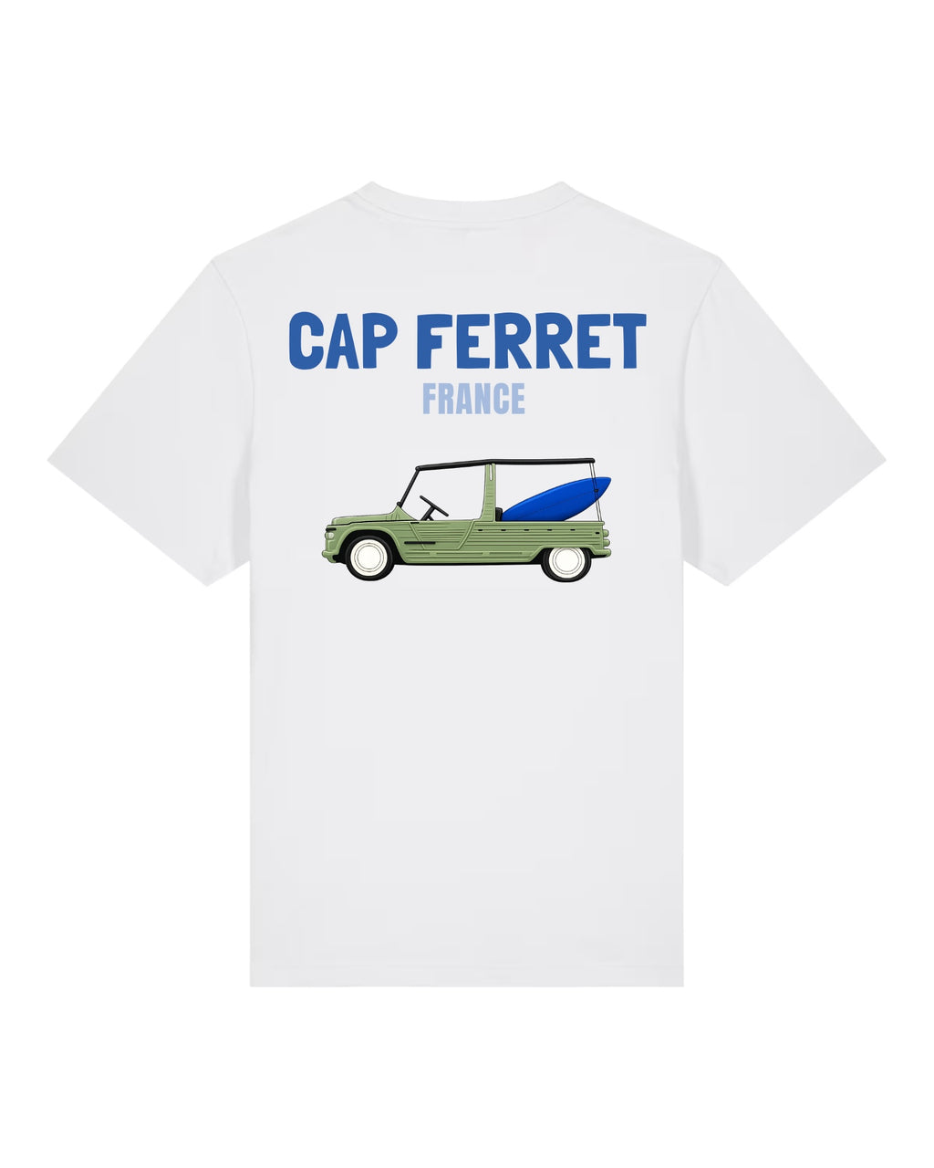 T-shirt Adulte - Voiture de vacances Blanc