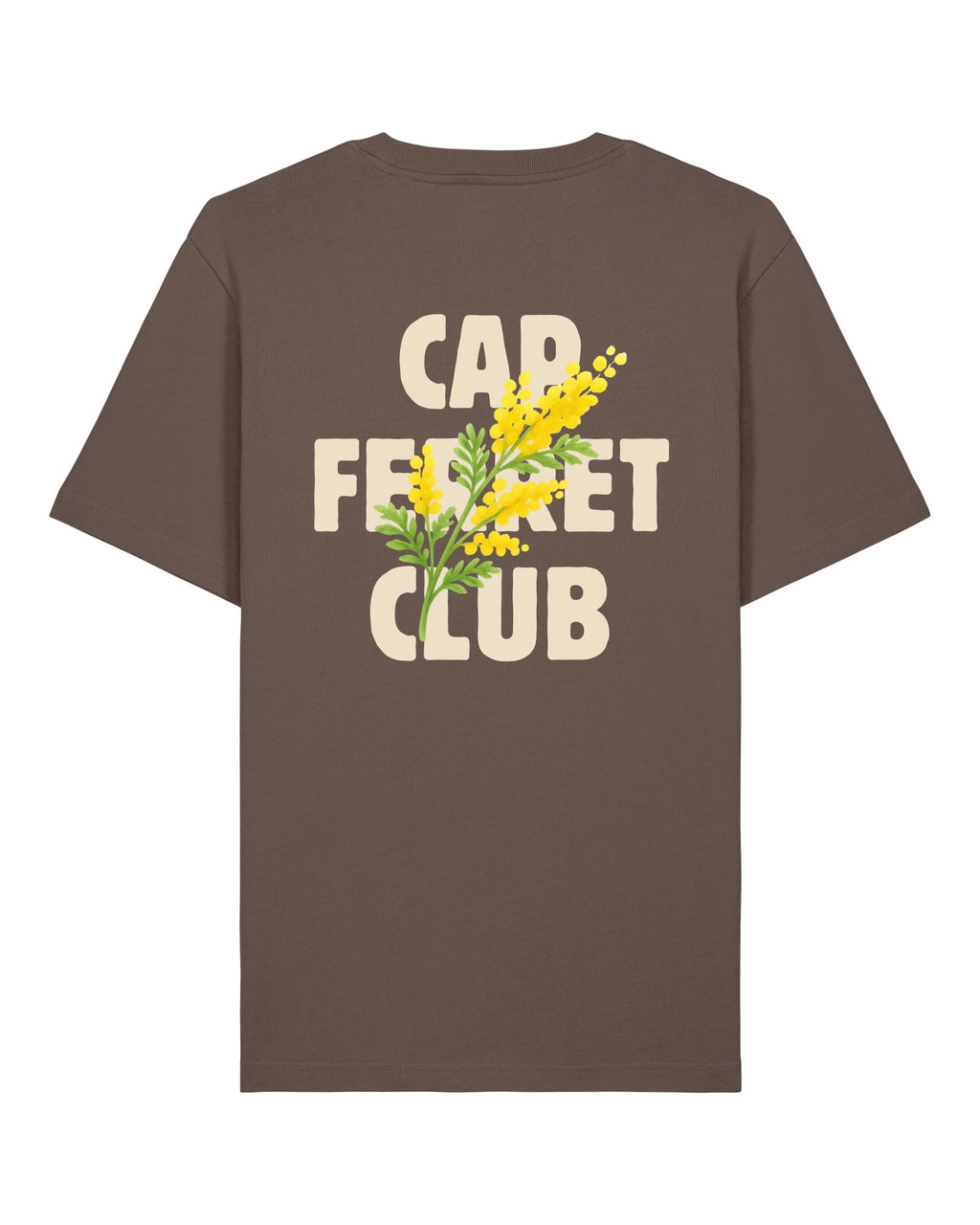 T-shirt Adulte - Cap Ferret Club Marron