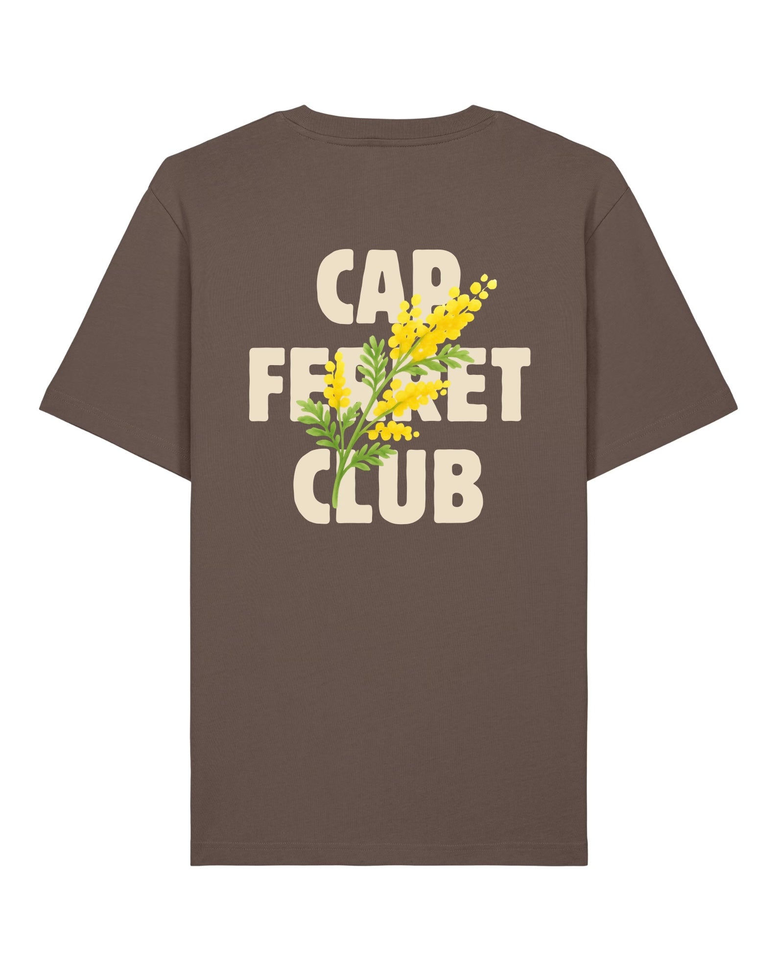 T-shirt Adulte - Cap Ferret Club Marron