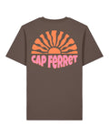 T-shirt Adulte - Soleil Cap Ferret Marron