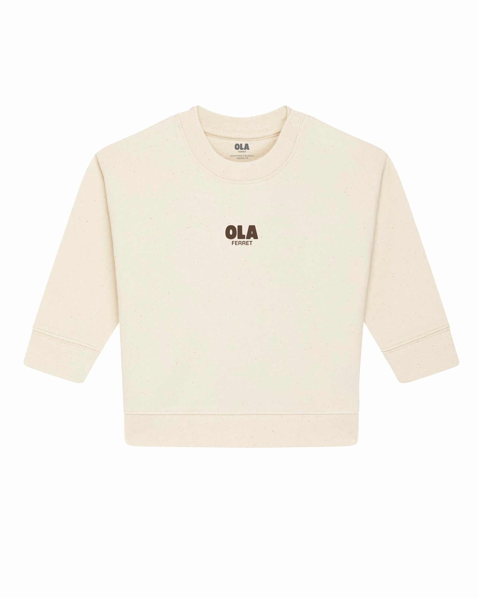 Sweatshirt Bébé - Cap Ferret Club Beige
