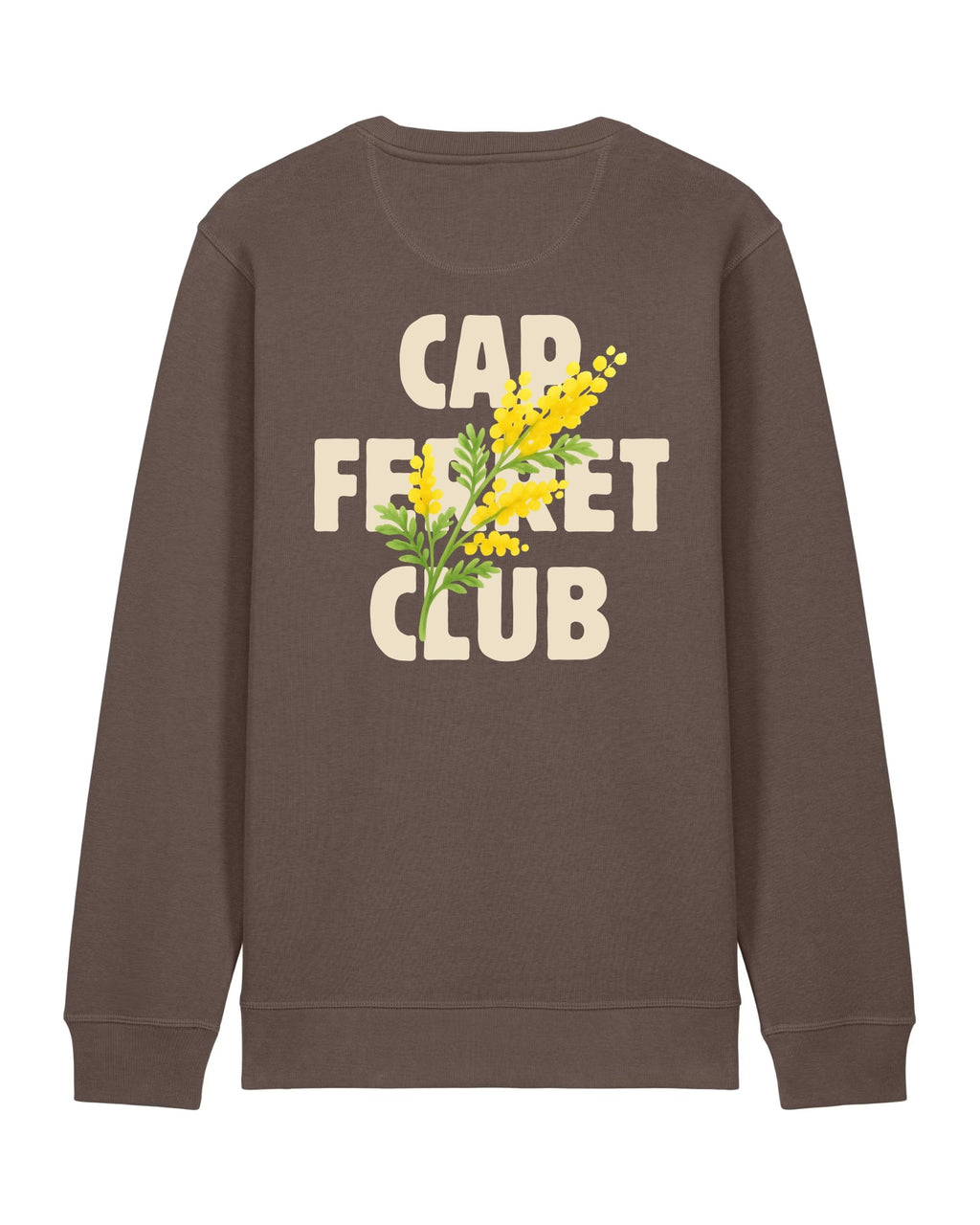 Sweatshirt Adulte - Cap Ferret Club Marron