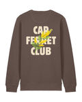 Sweatshirt Adulte - Cap Ferret Club Marron