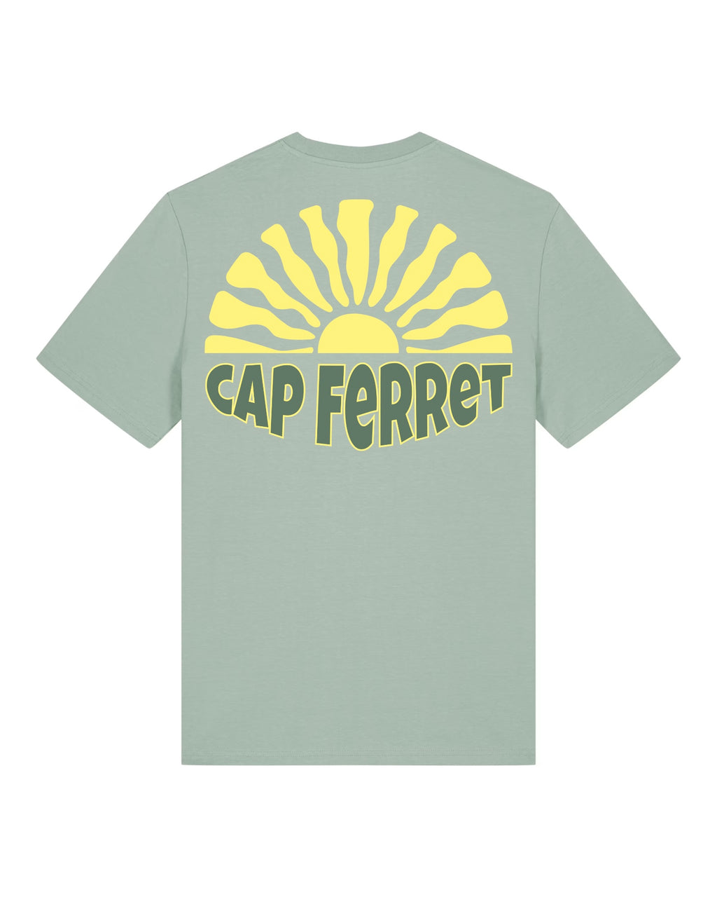 T-shirt Adulte - Soleil Cap Ferret Vert