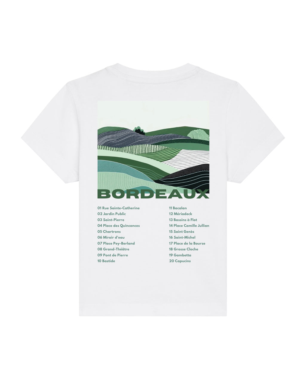 T-shirt Bébé - Les emblématiques Bordeaux