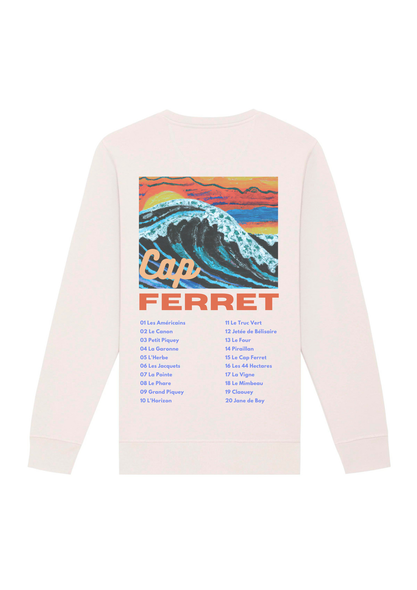 Sweat-shirt - Les emblématiques Cap Ferret