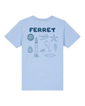 T-shirt Enfant - Cap Ferret Vibes Bleu