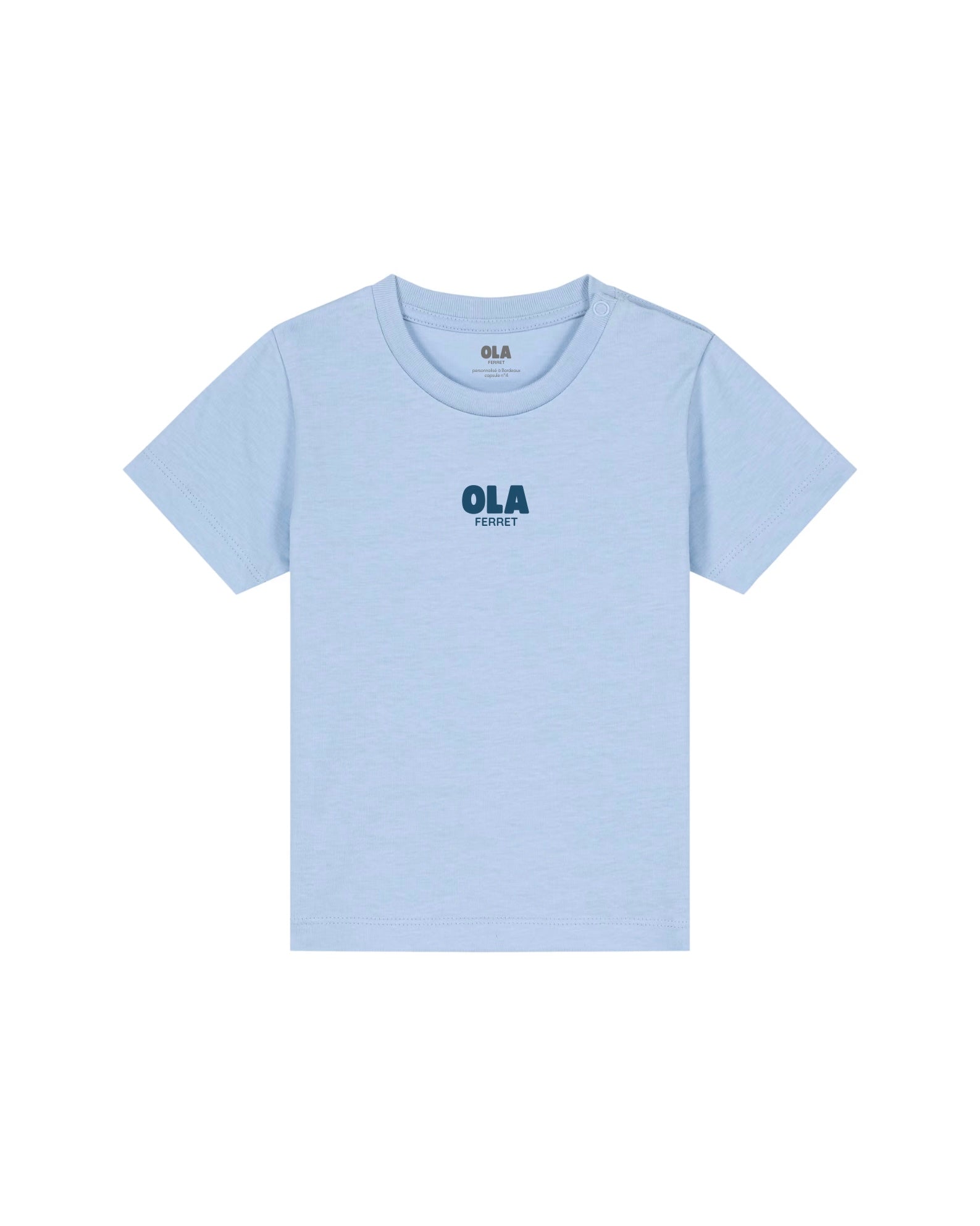 T-shirt Bébé - Cap Ferret Vibes Bleu