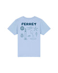 T-shirt Bébé - Cap Ferret Vibes Bleu