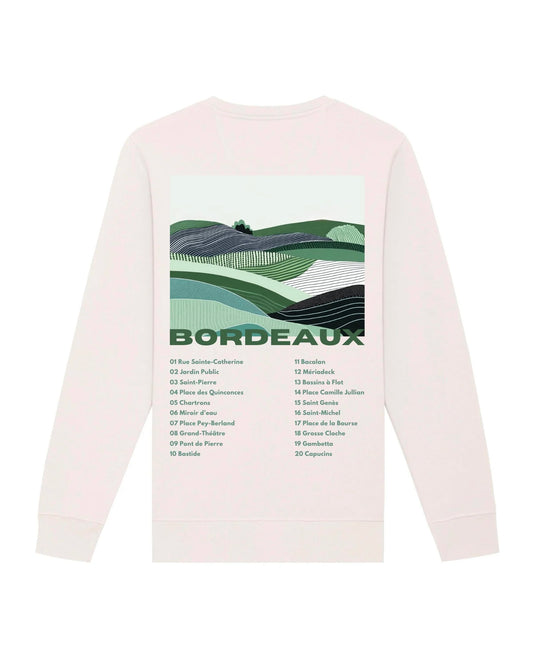 Sweatshirt Adulte - Les emblématiques Bordeaux Blanc Vintage
