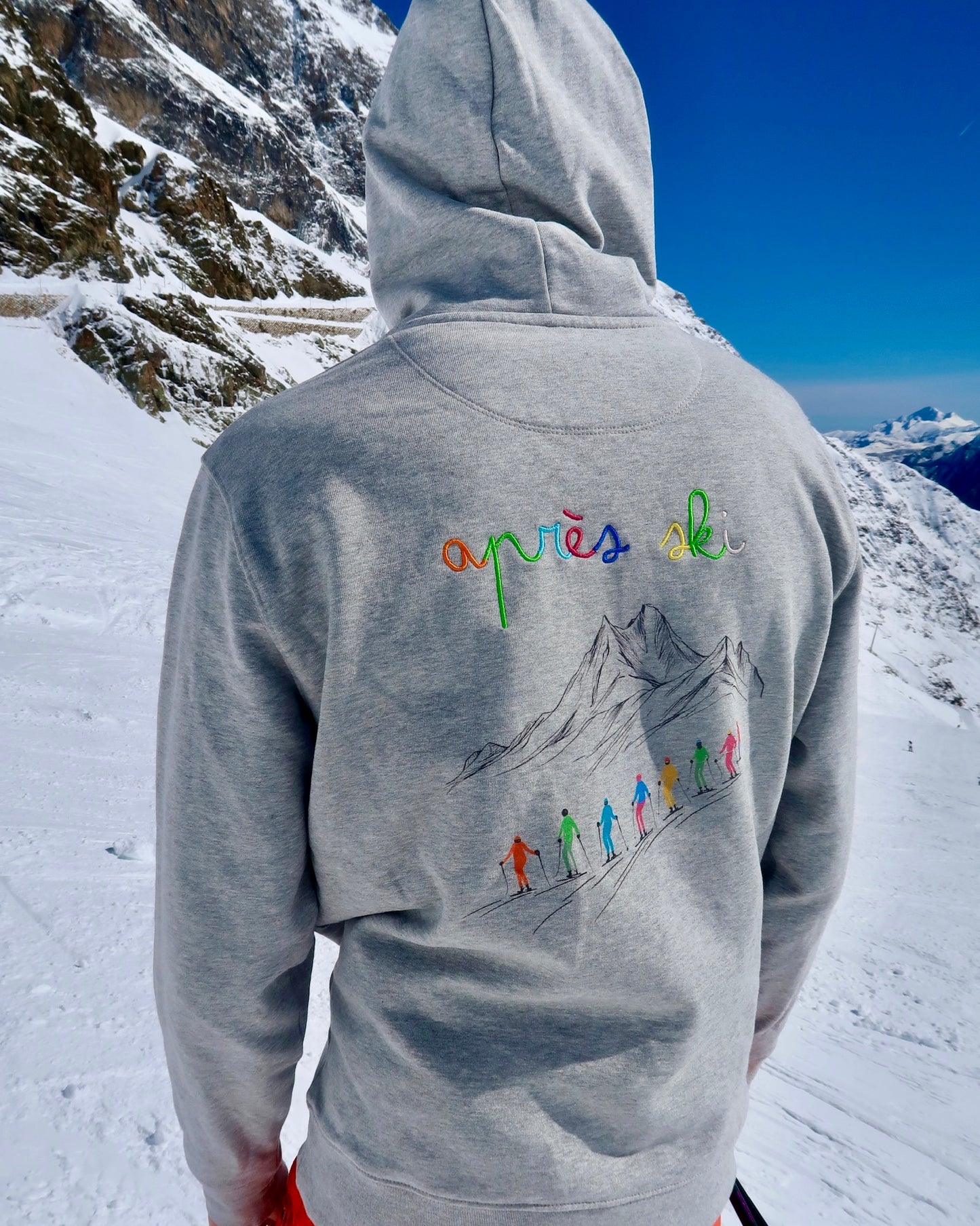 Sweatshirt Adulte - Après-ski Gris chiné
