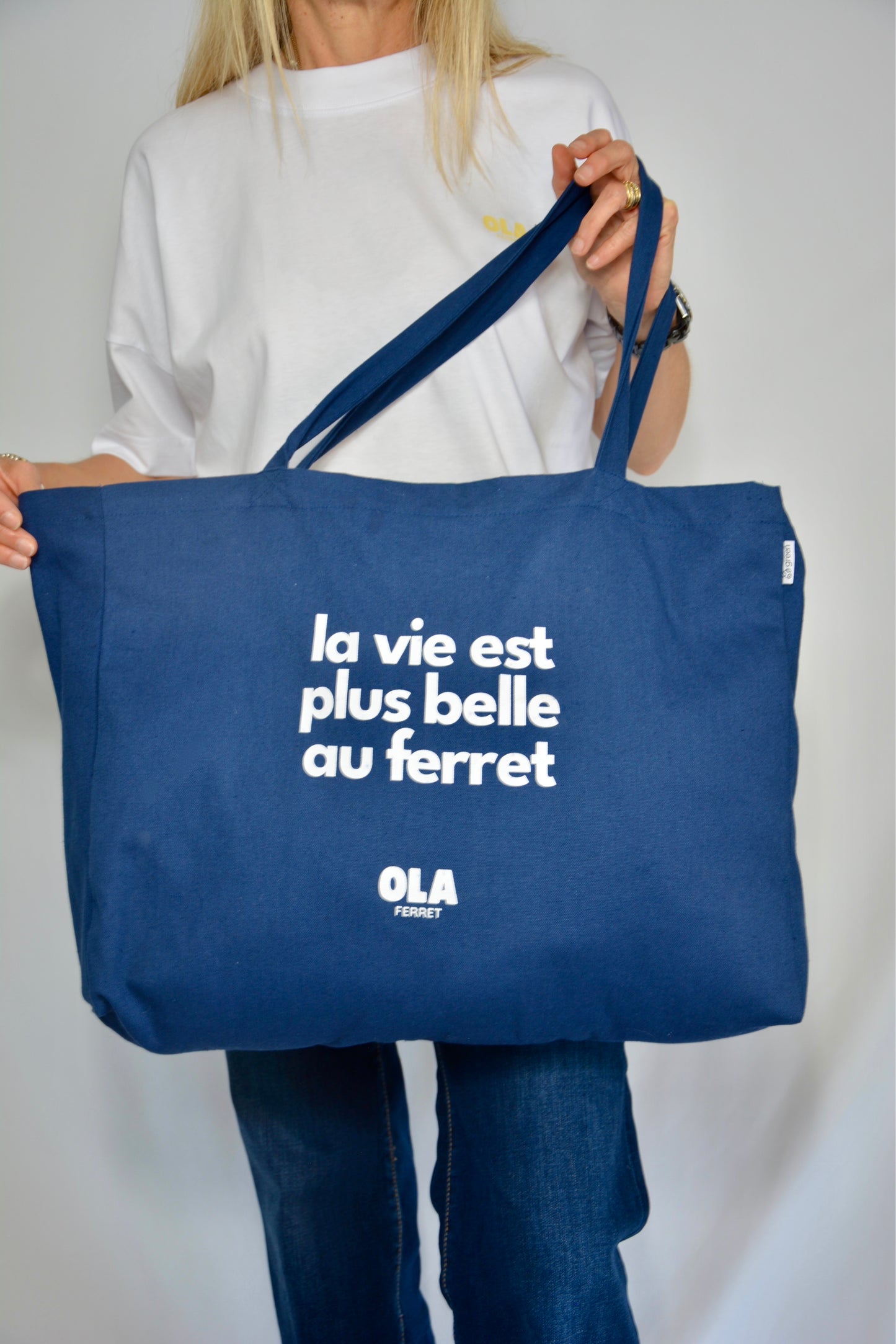 Tote bag - La vie est plus belle au ferret