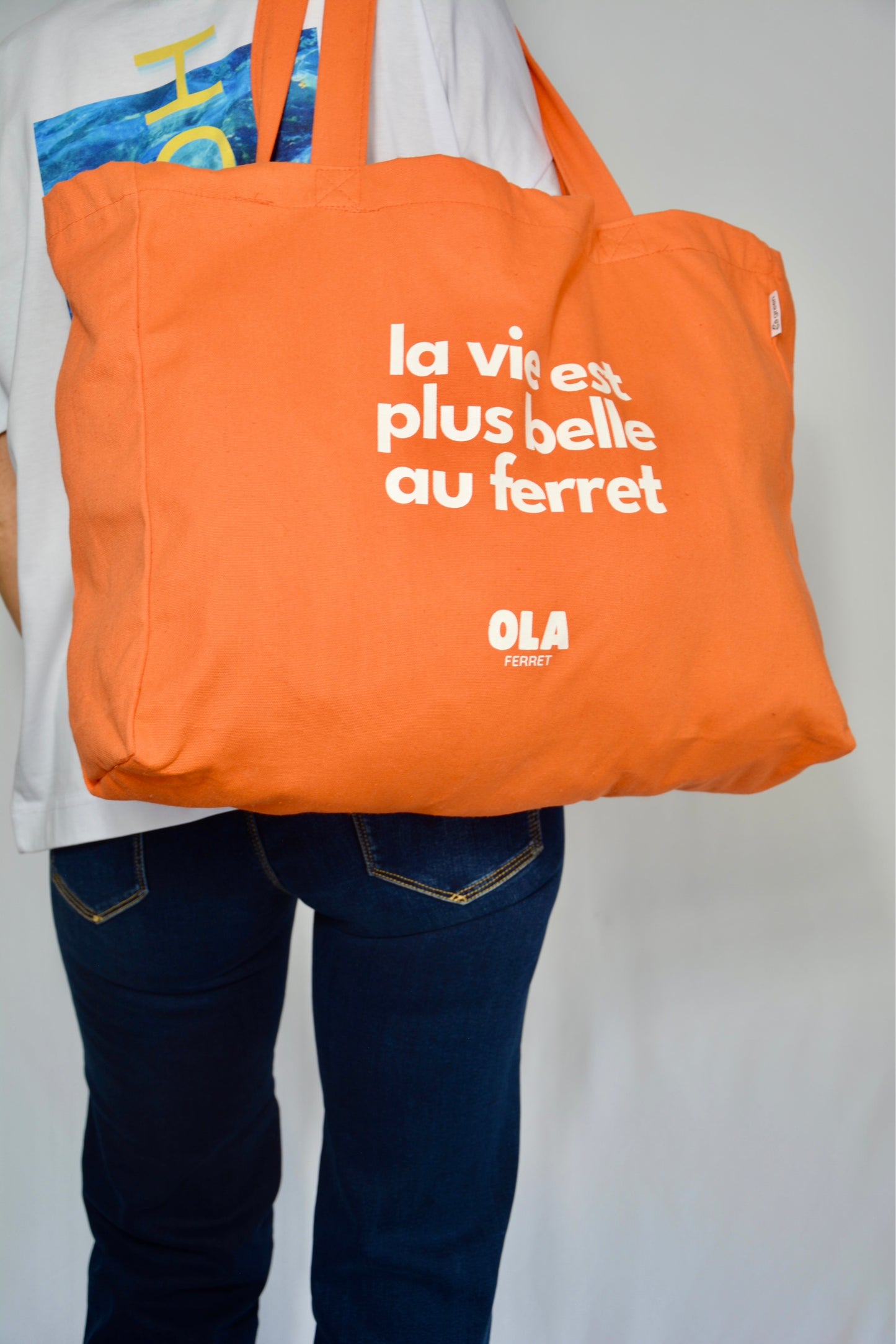 Tote bag - La vie est plus belle au ferret