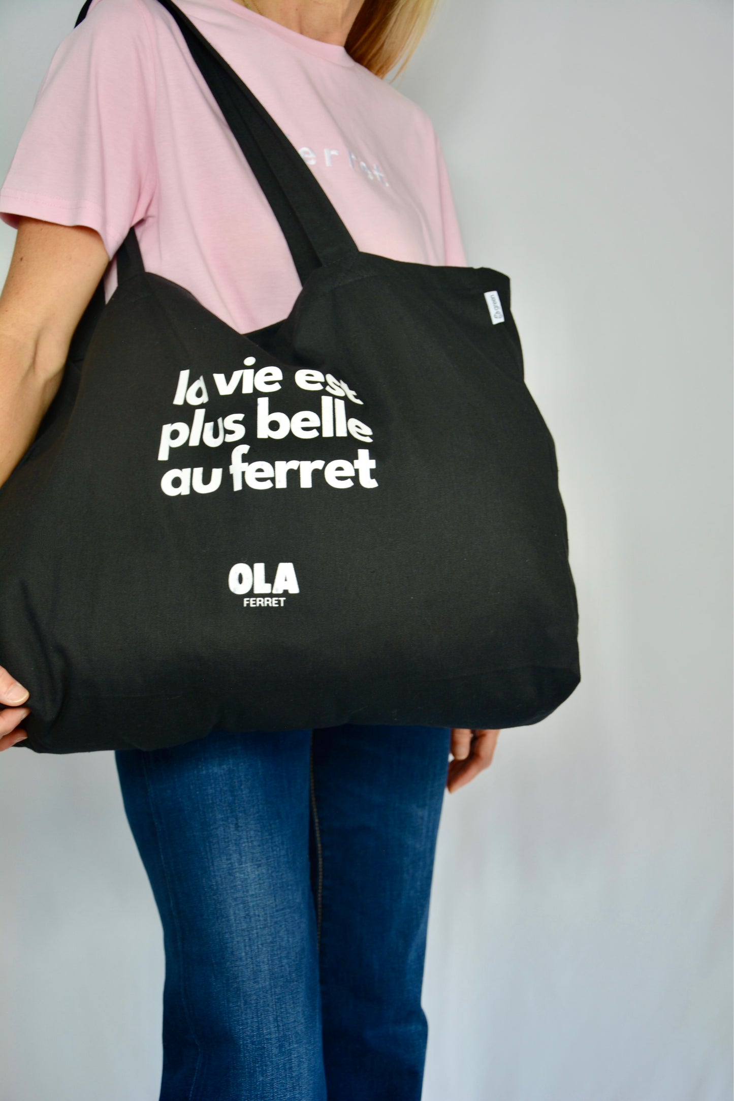 Tote bag - La vie est plus belle au ferret