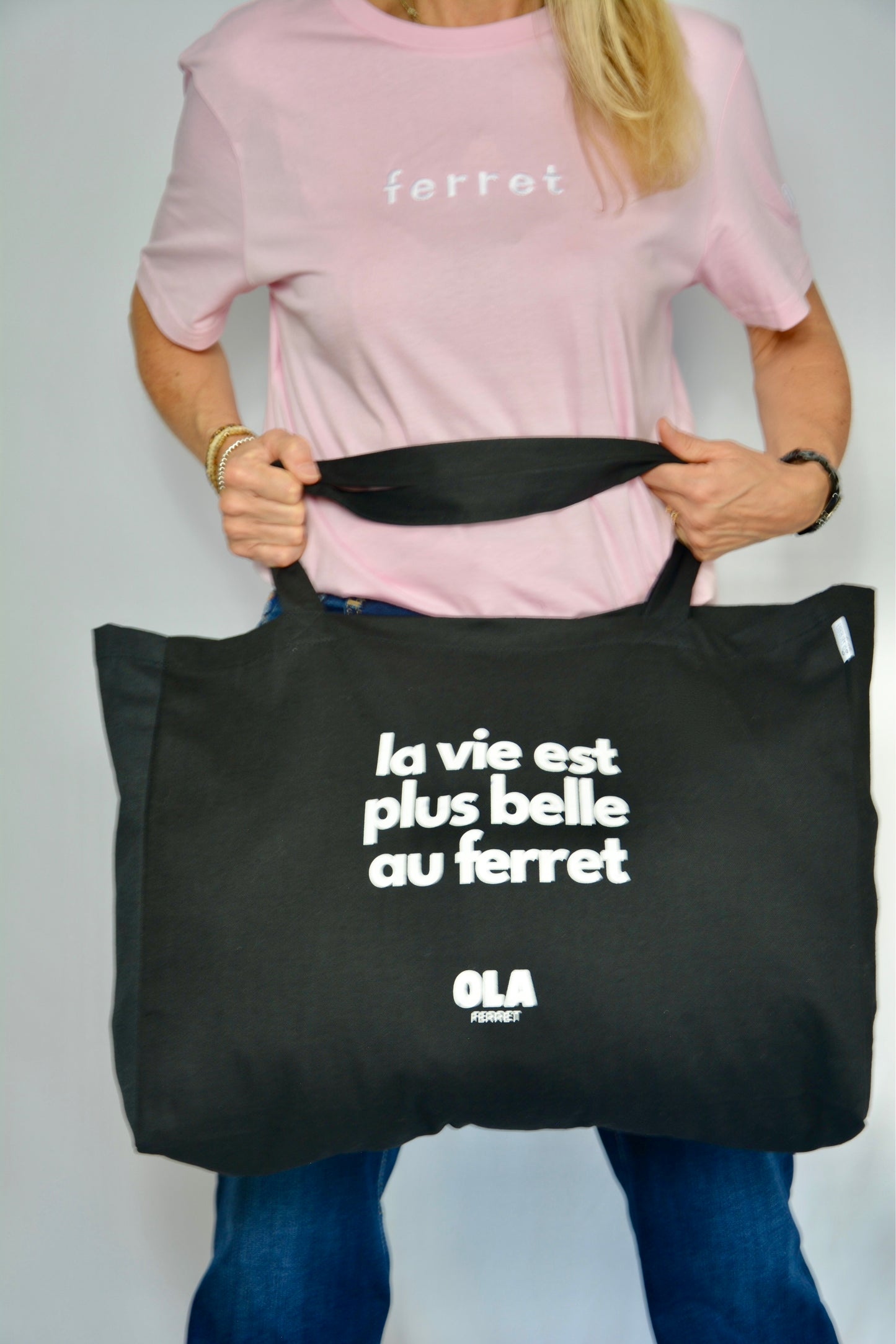 Tote bag - La vie est plus belle au ferret