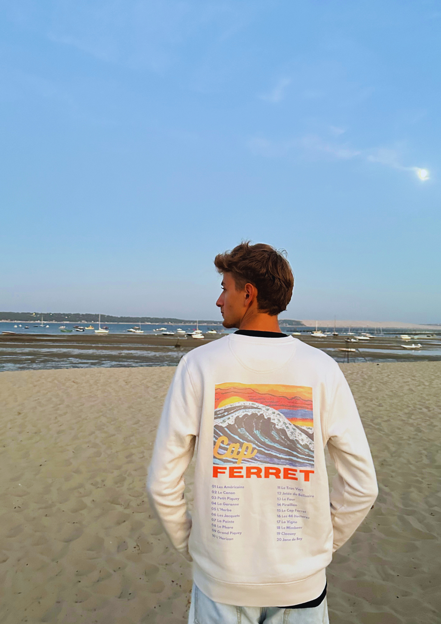 Sweat-shirt - Les emblématiques Cap Ferret