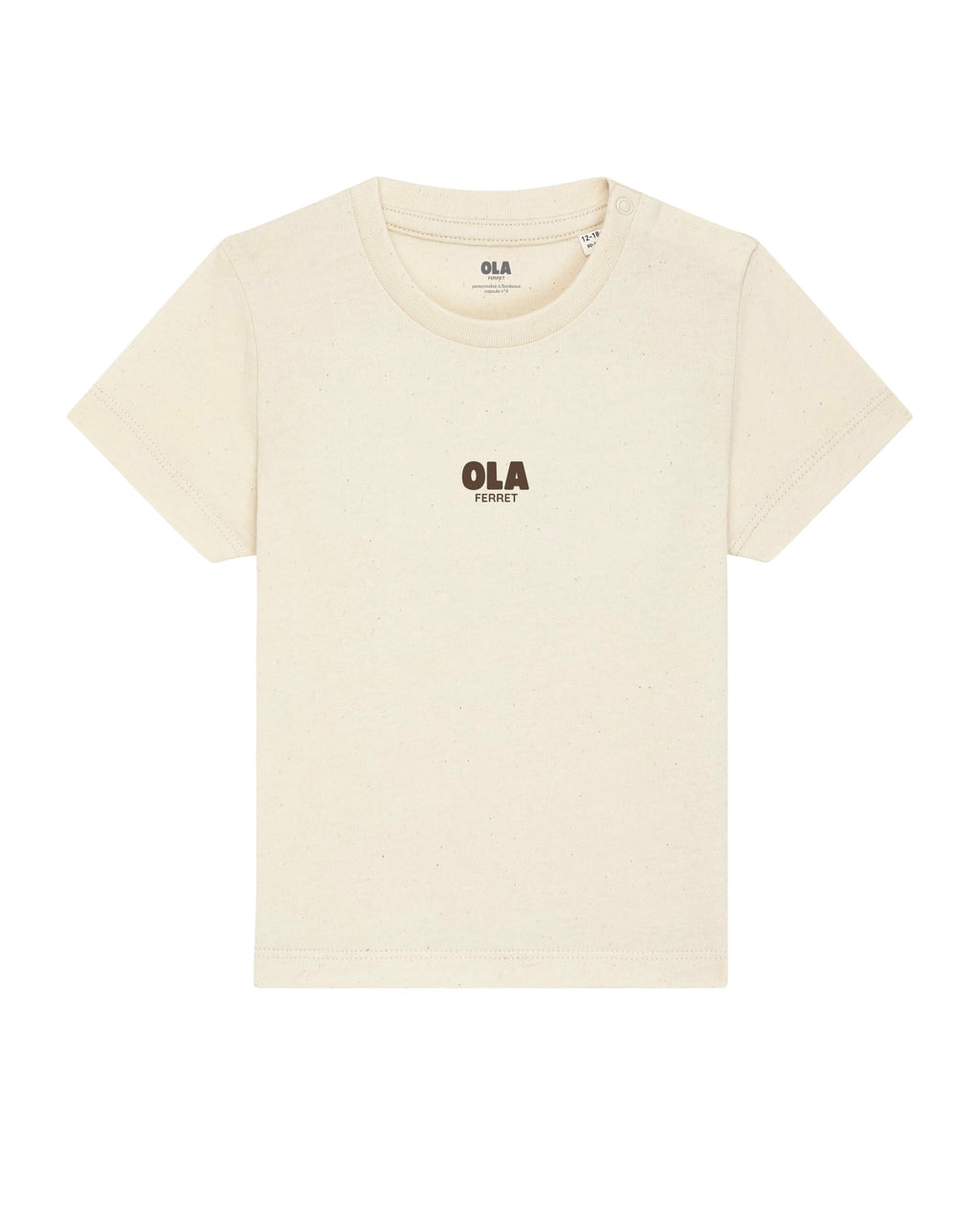 T-shirt Bébé - Cap Ferret Club Beige