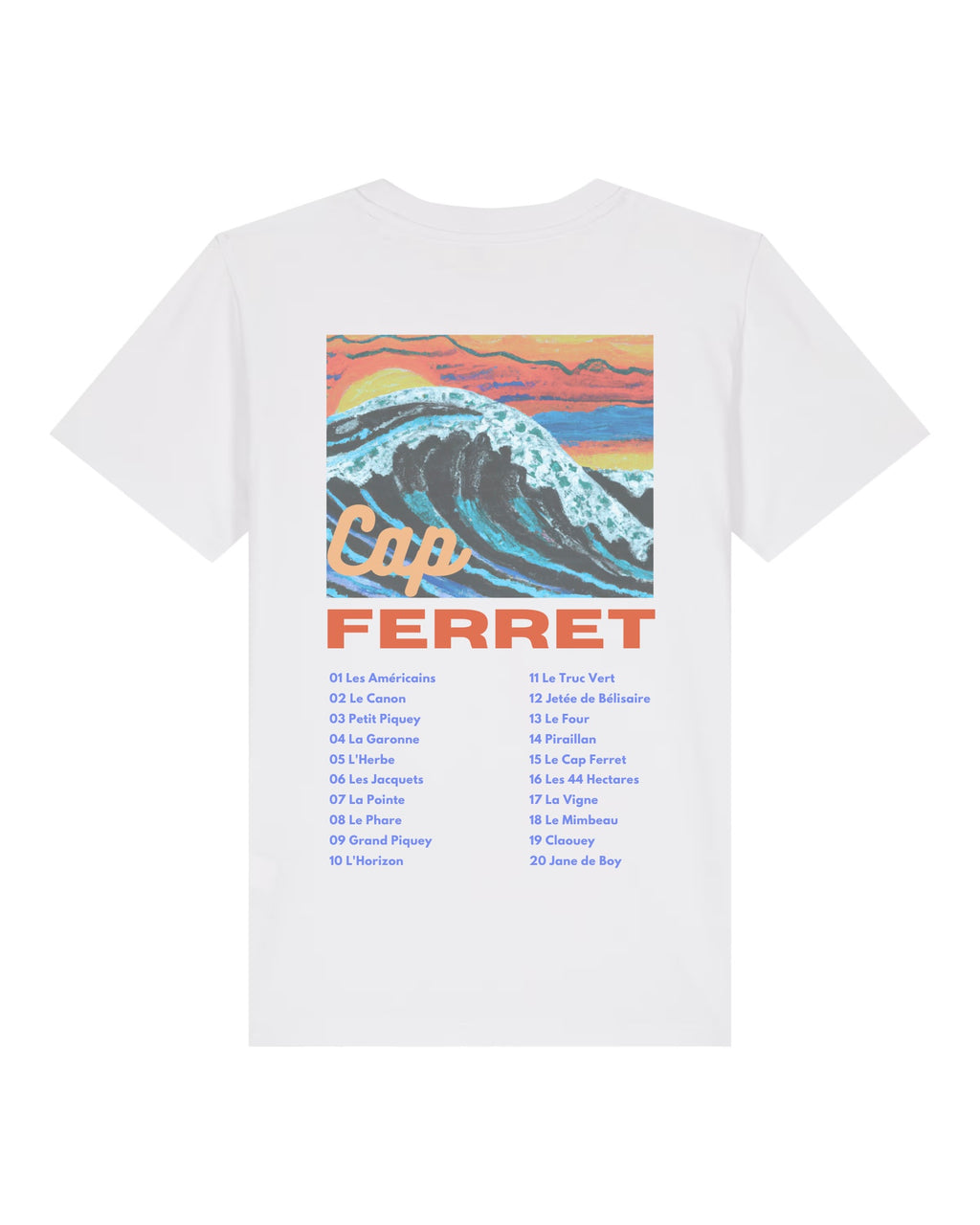 T-shirt Enfant - Les emblématiques Cap Ferret Blanc